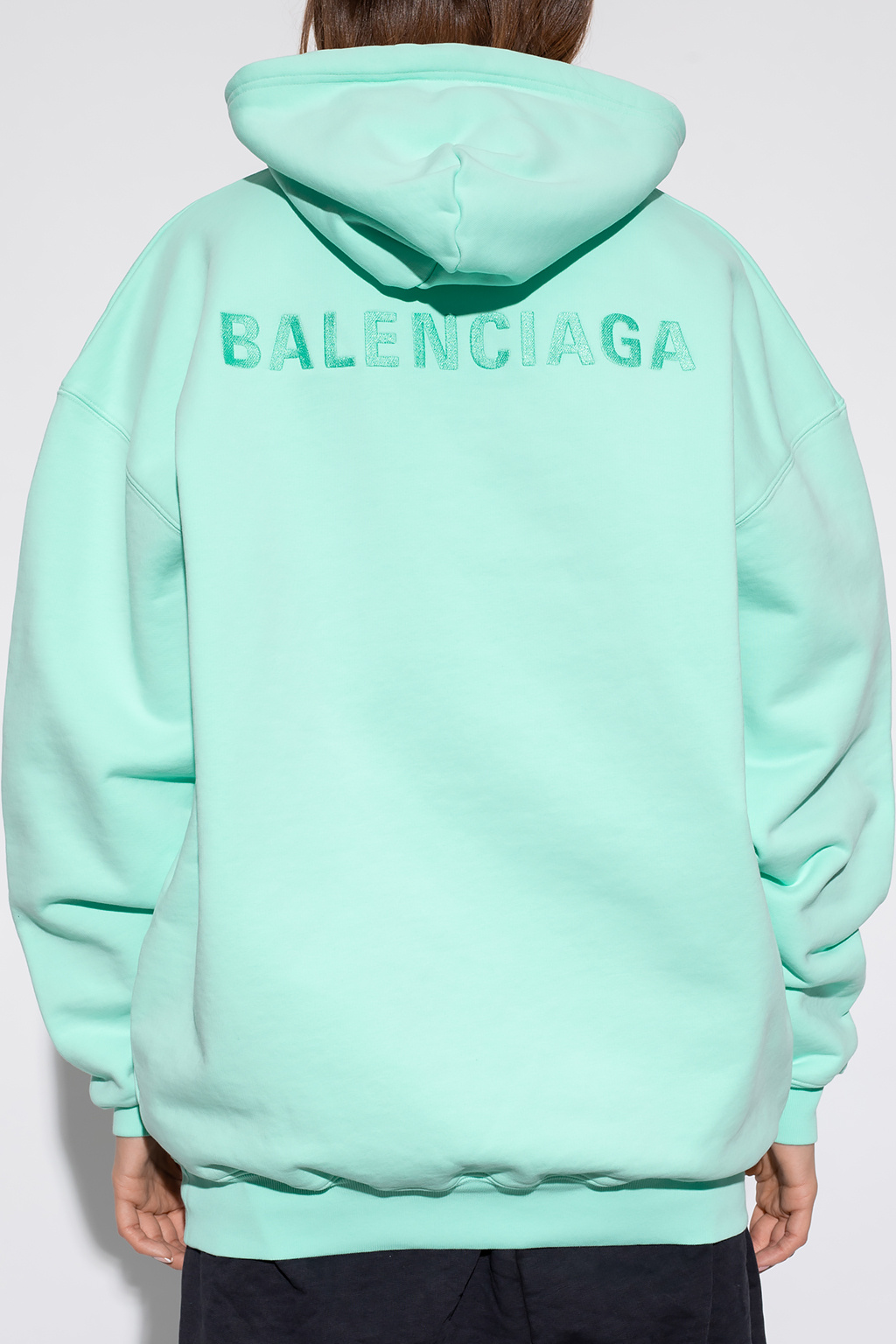 Hoodie with logo Balenciaga Shirt valt een beetje klein SchaferandweinerShops CK